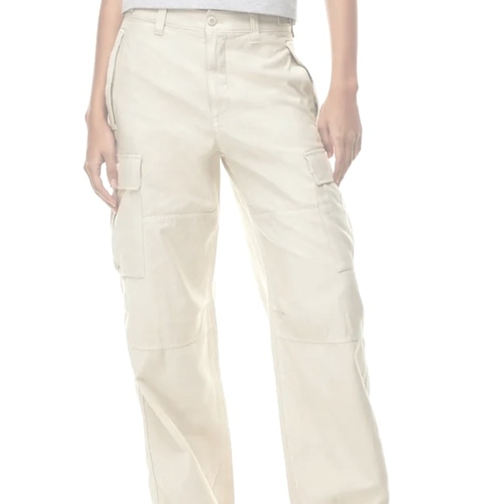 TNA Off-White Cargo Pants